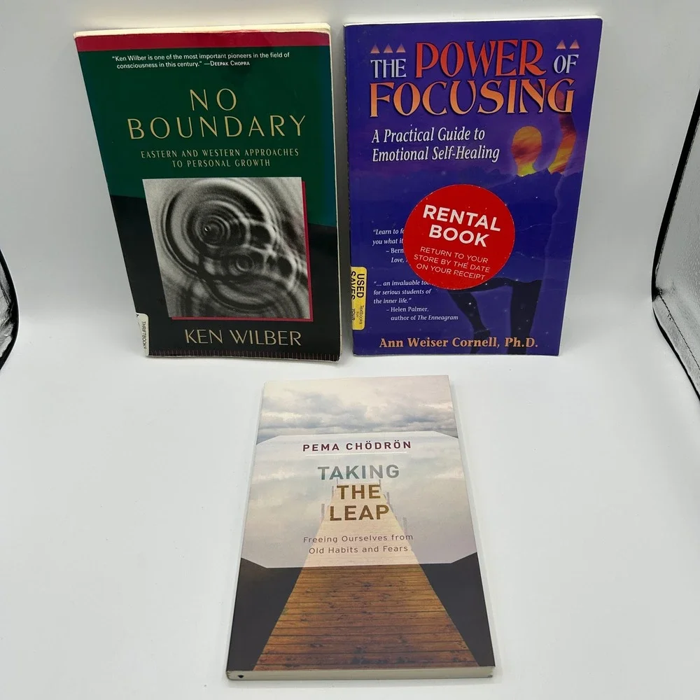 Psychology Self-Help Book Lot Ken Wilber Pema Chodron Ann Weiser Cornell Growth